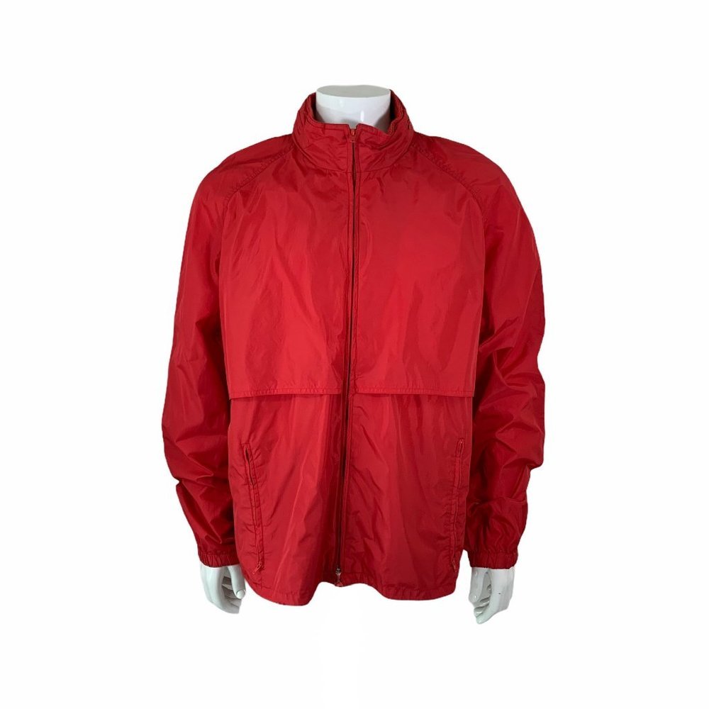 Woolrich Men's Red Vintage Vented Rain Jacket